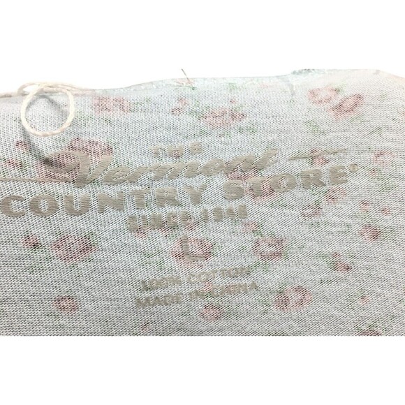 The Vermont Country Store Dress Women's Size Medium Navy 100% Cotton Maxi - Picture 5 of 5